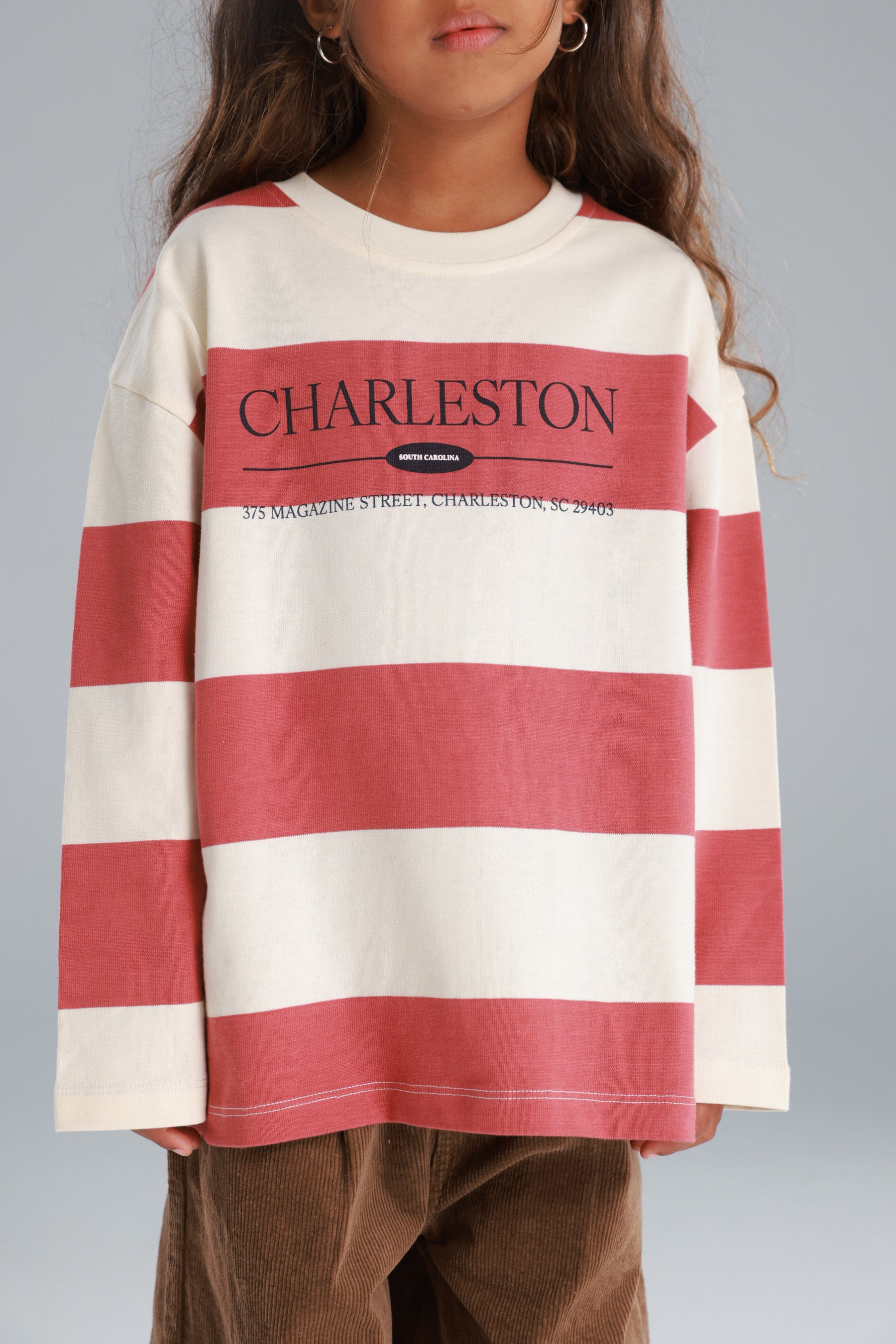 חולצת ויולה ורוד/שמנת