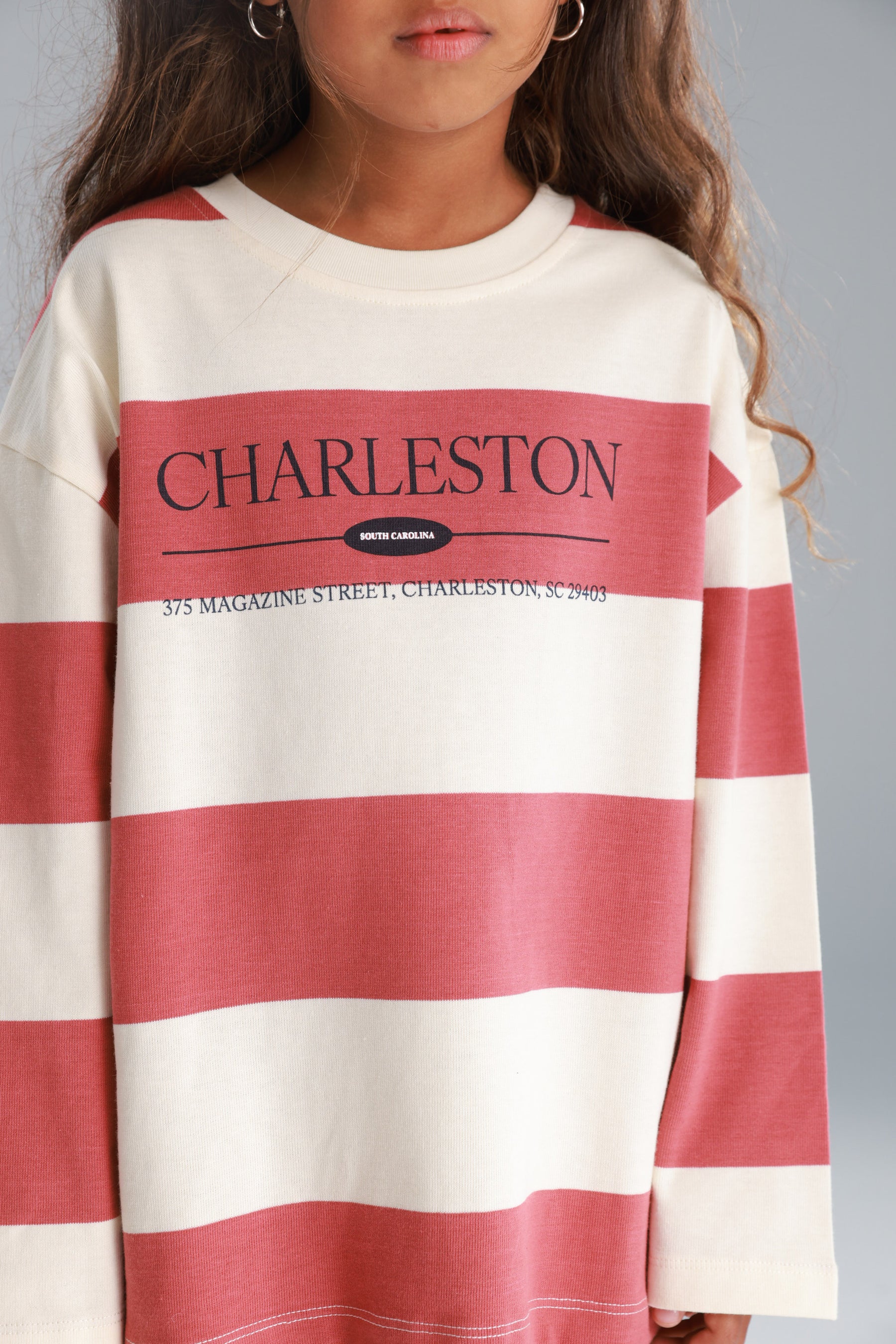 חולצת ויולה ורוד/שמנת