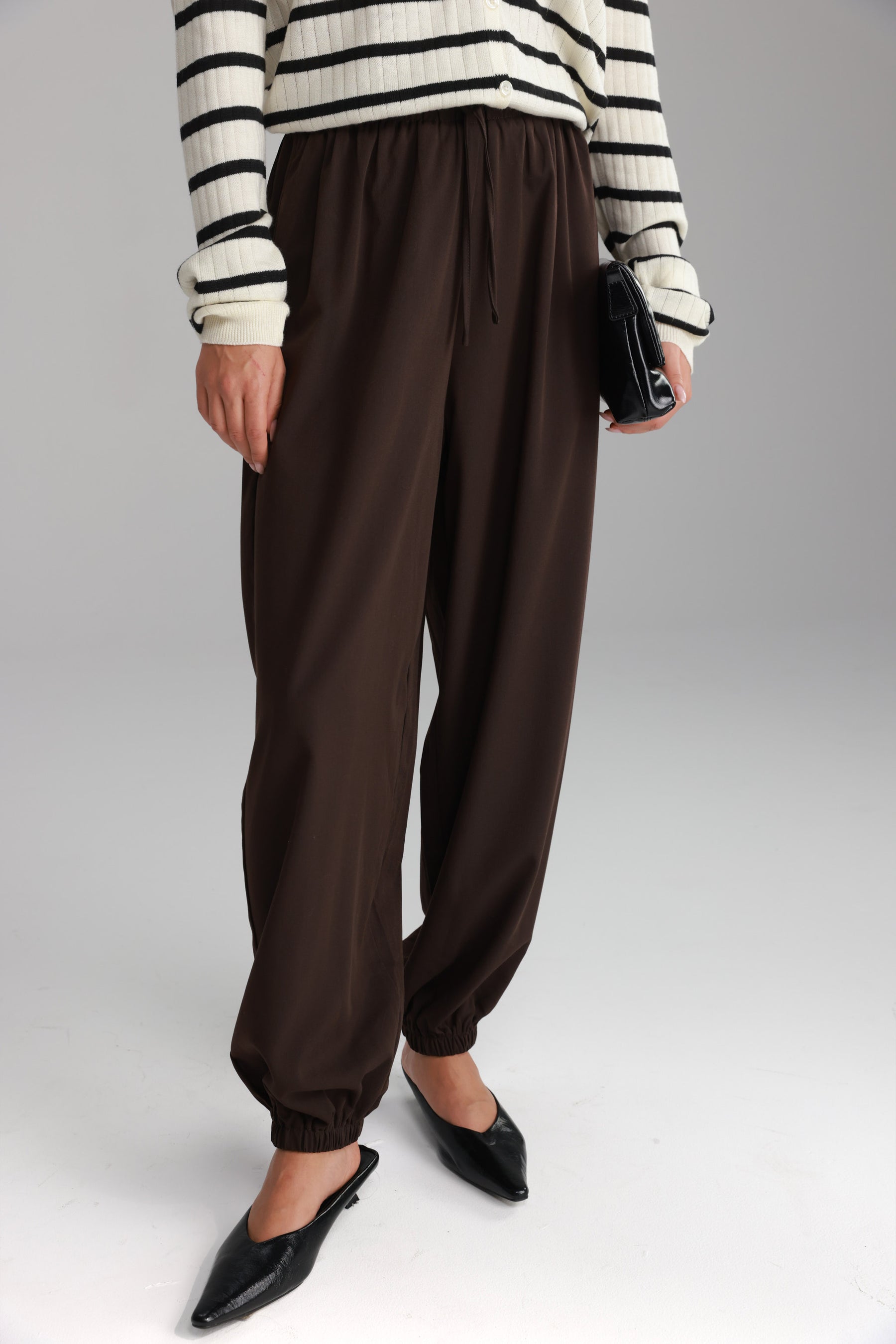 מכנסי אן חום כהה