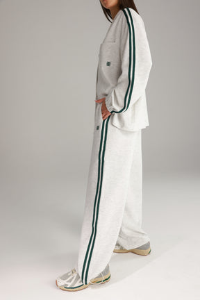 חליפת מלאני אפור בהיר