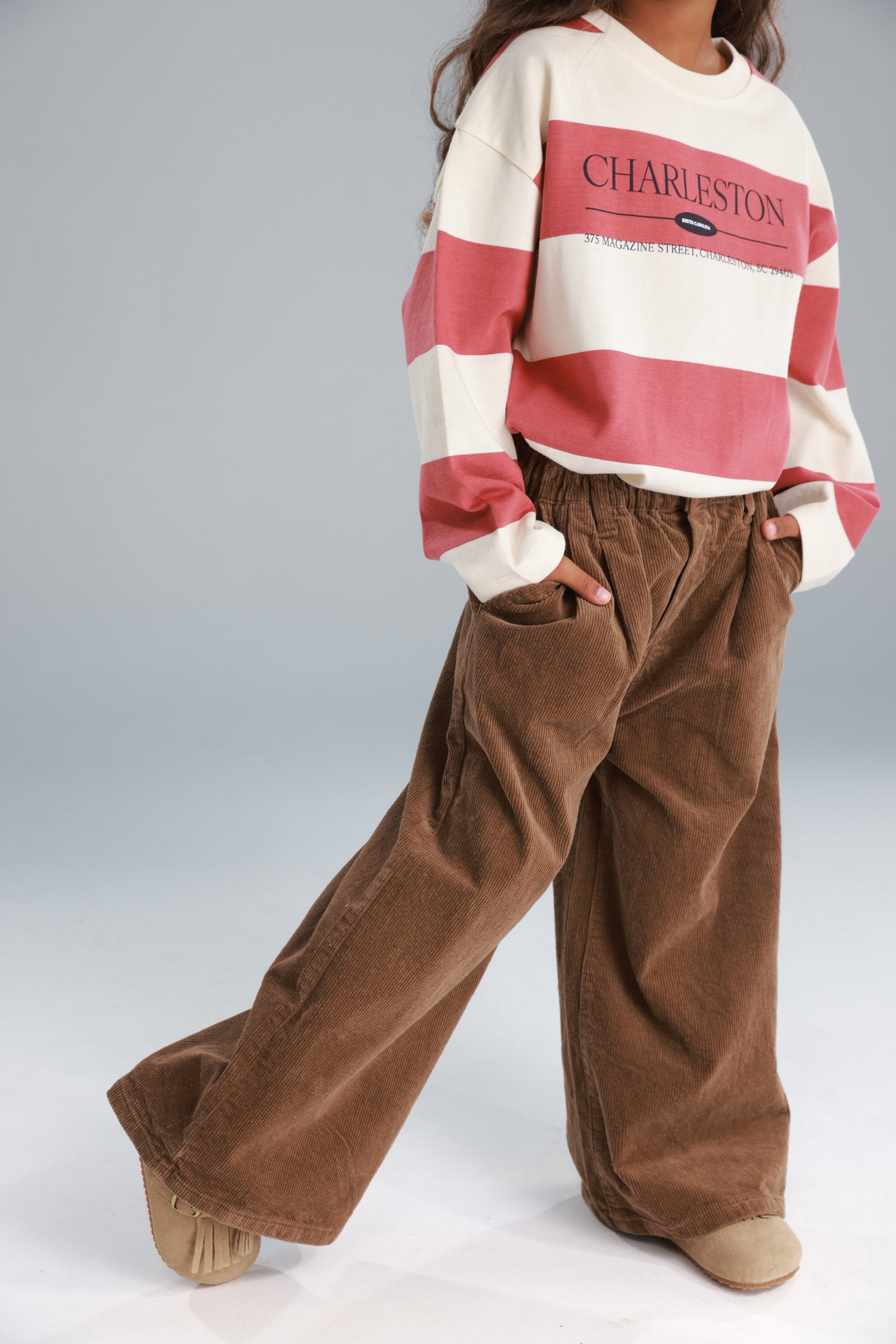 מכנסי לינדזי חומים