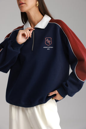 סוויטשירט מדלן נייבי