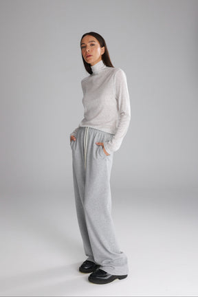 מכנסי אוולין אפורים