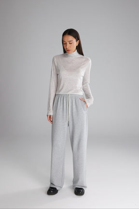 מכנסי אוולין אפורים