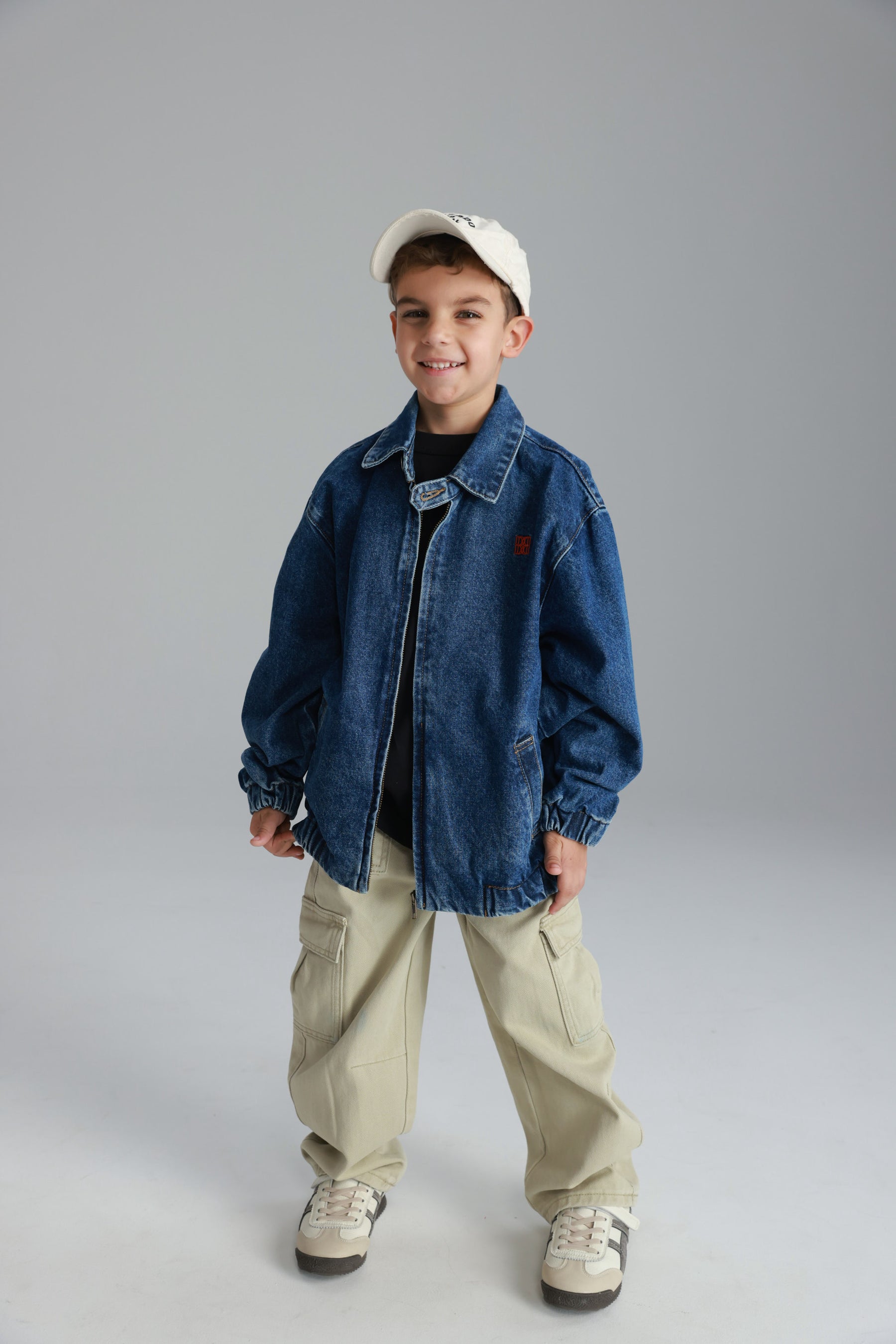 ג'קט ג'ינס נולי כחול כהה