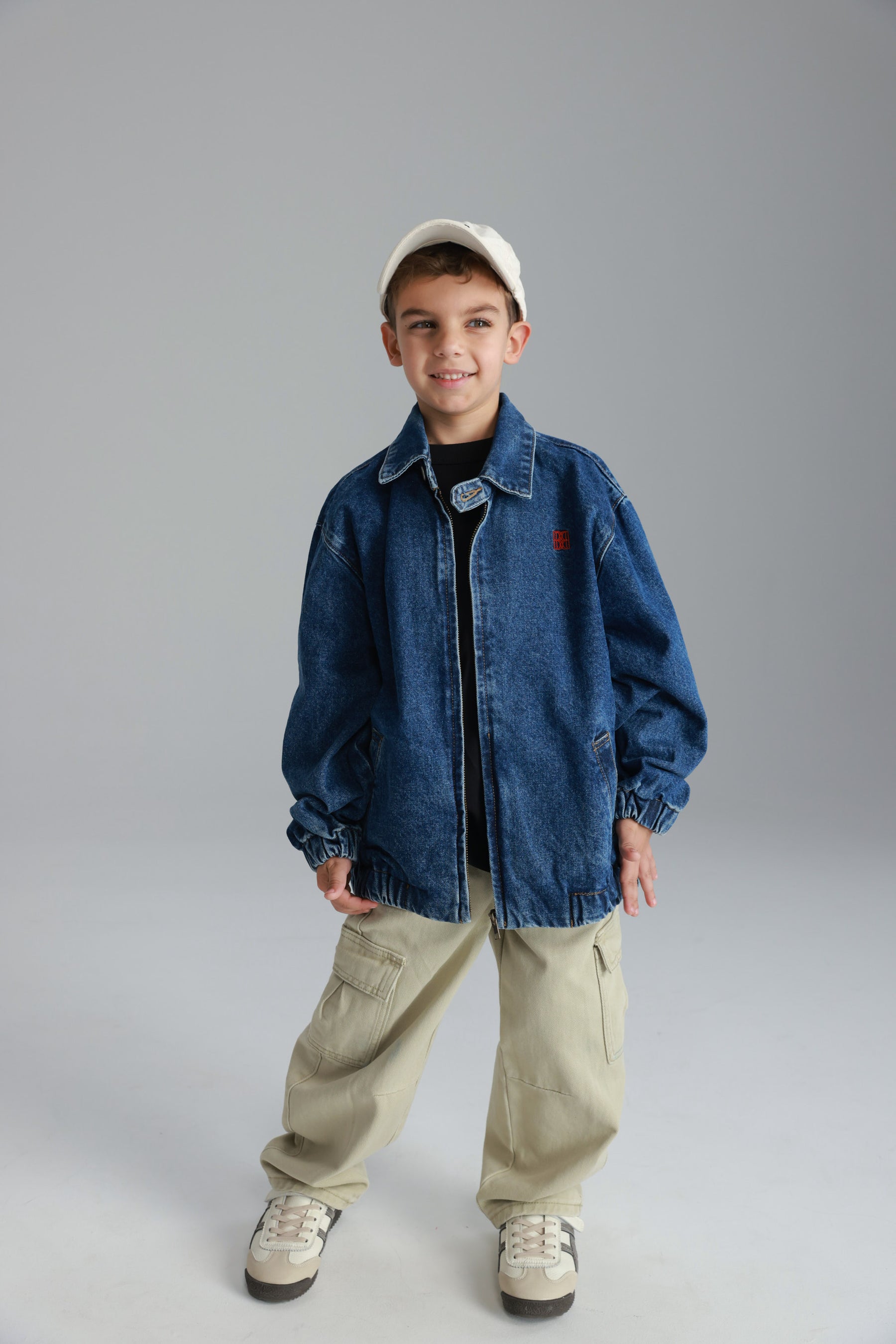 ג'קט ג'ינס נולי כחול כהה