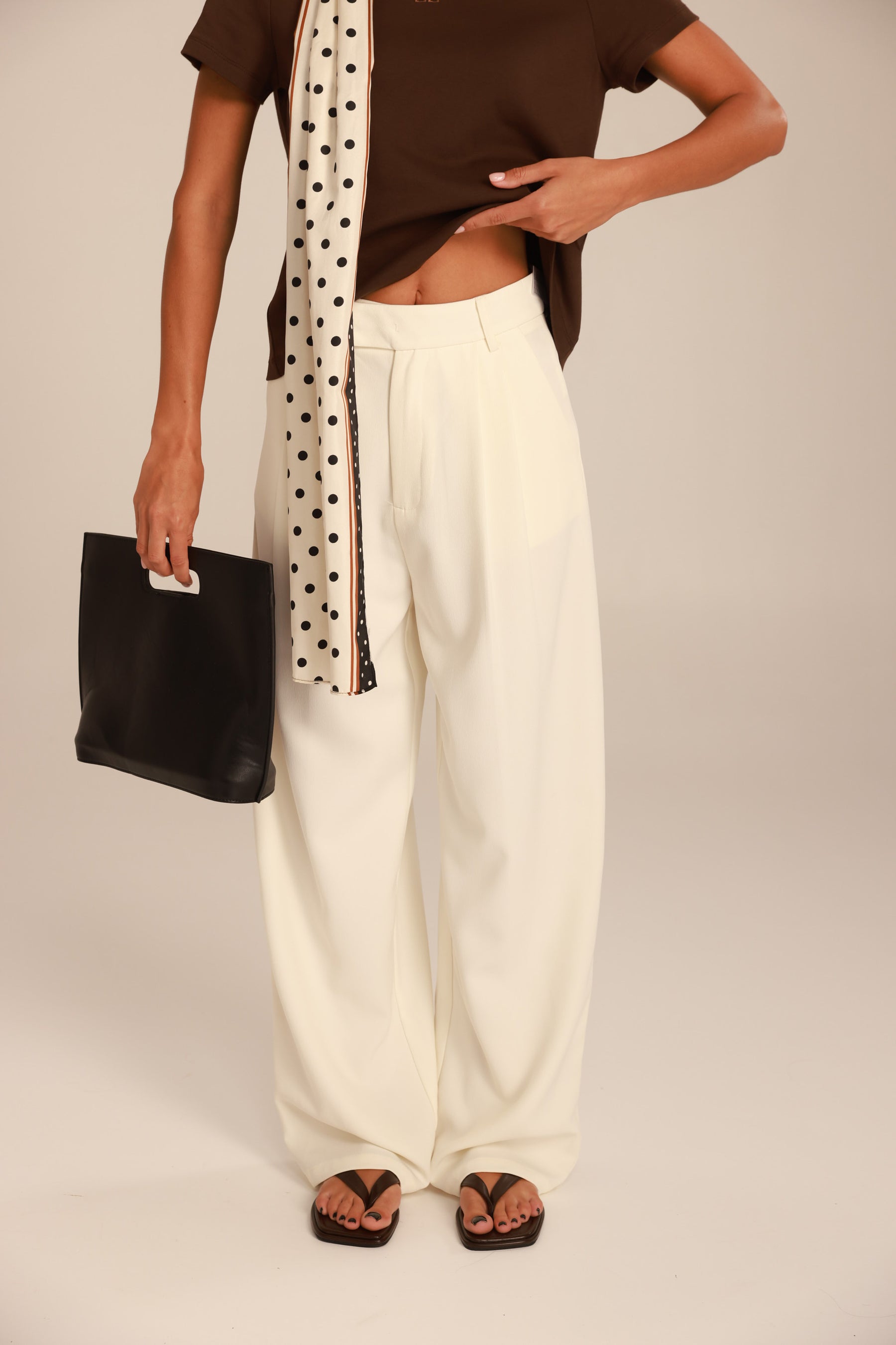 מכנסי דייזי שמנת