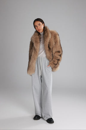 מכנסי אוולין אפורים