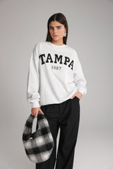 סוויטשירט רוברט אפור בהיר