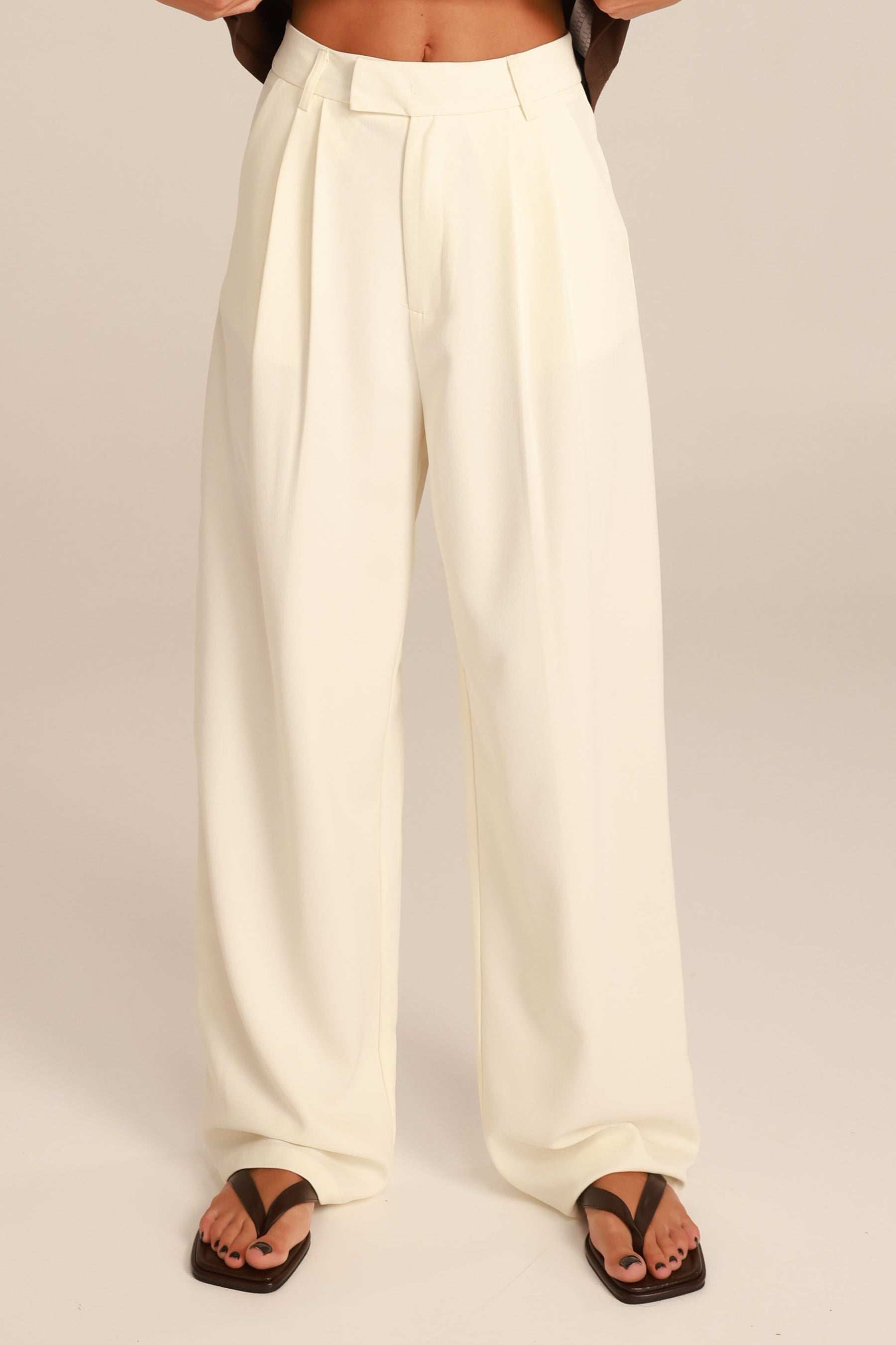 מכנסי דייזי שמנת