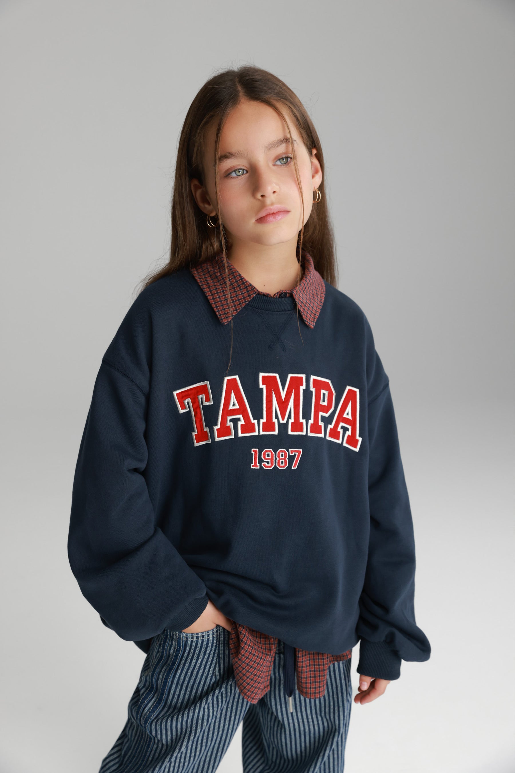 סוויטשירט ביילס נייבי