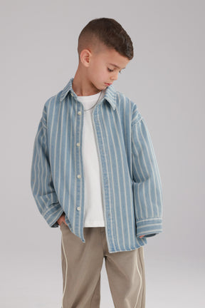 חולצת ג'ינס אירה כחול בהיר