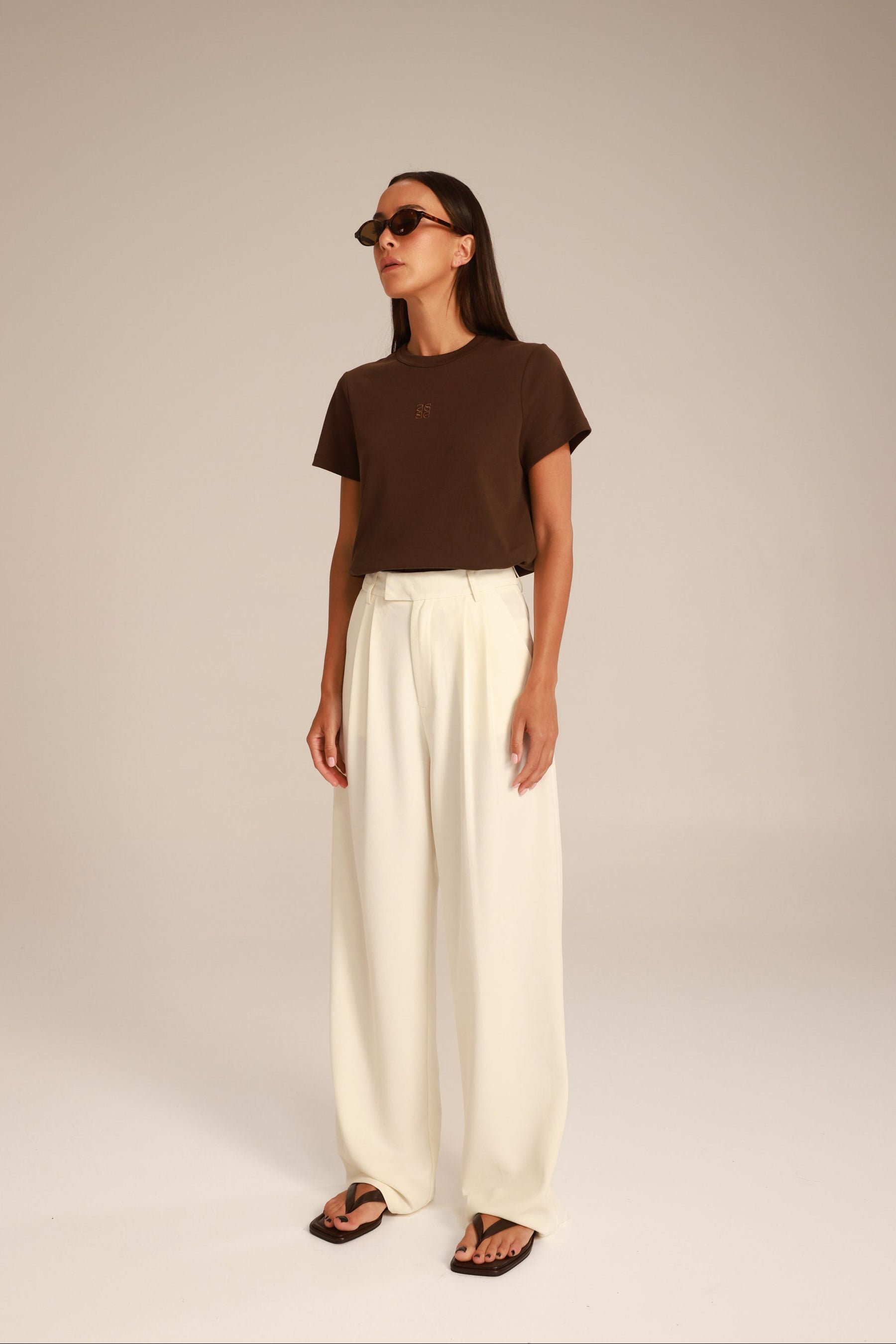 מכנסי דייזי שמנת