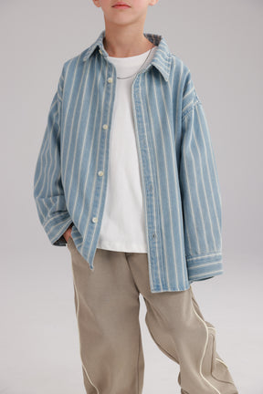 חולצת ג'ינס אירה כחול בהיר