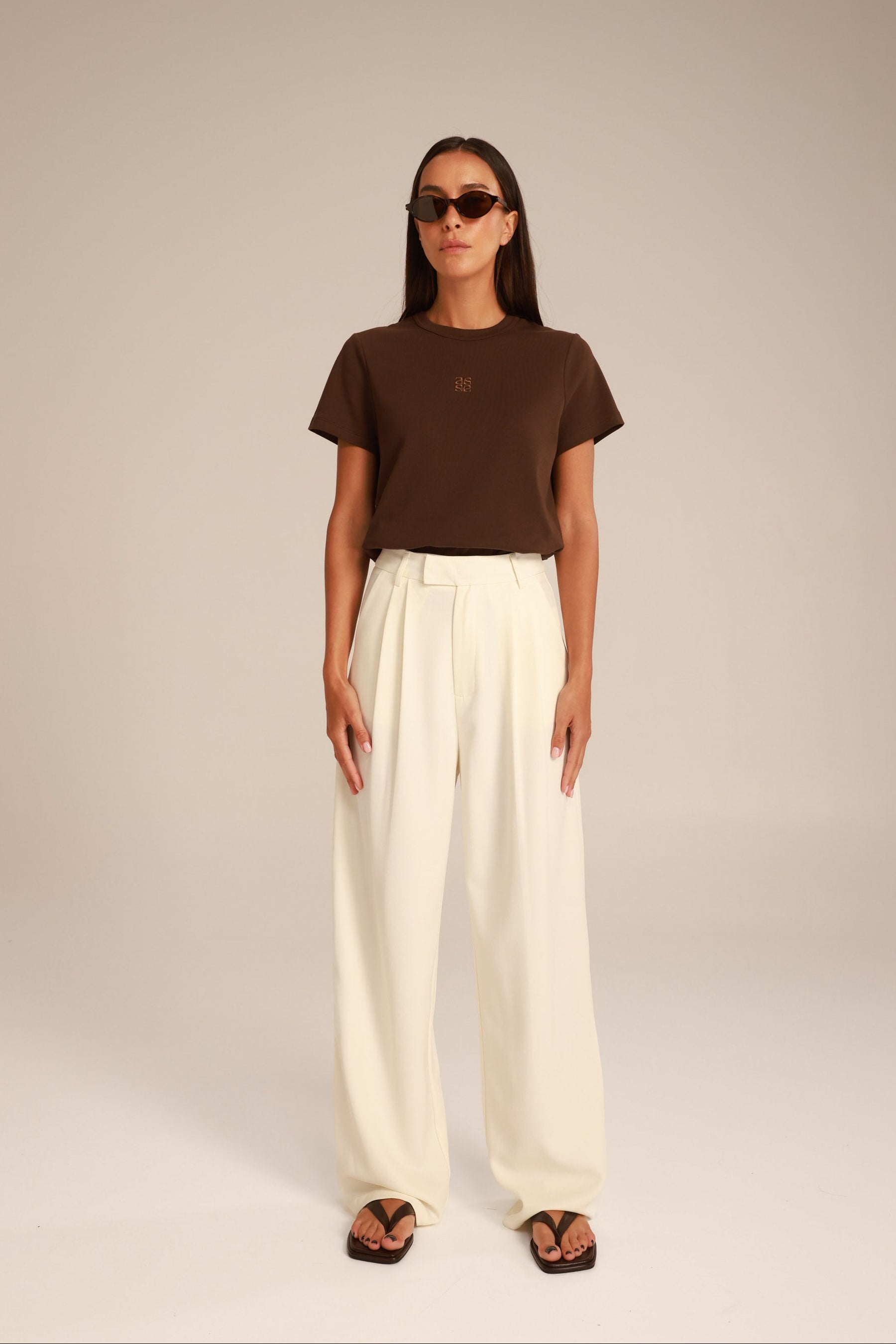 מכנסי דייזי שמנת