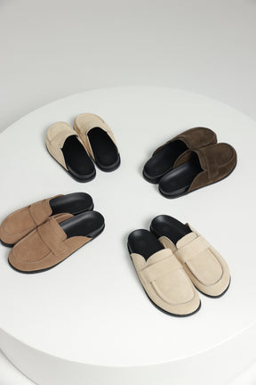 כפכפי ניקה חום כהה