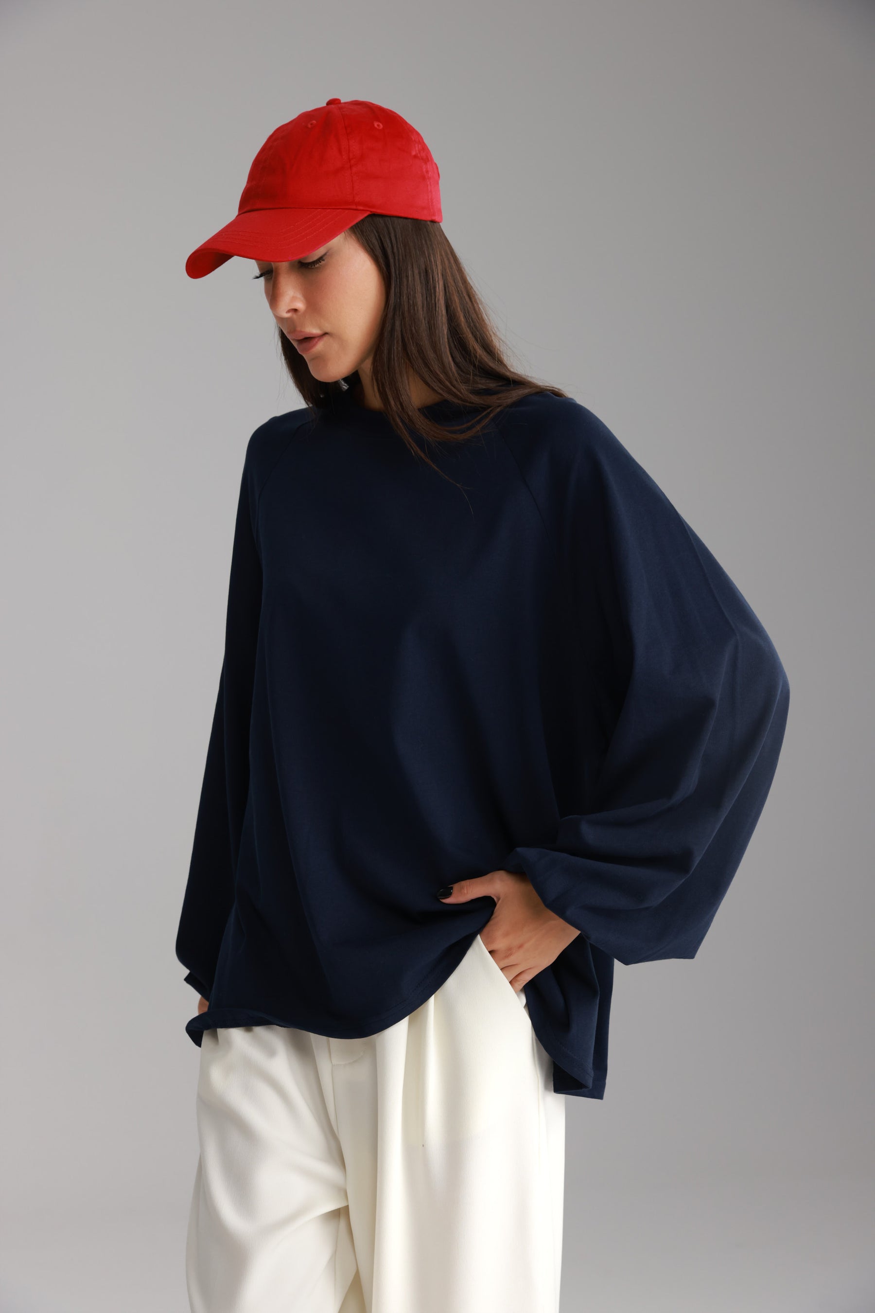 חולצת קיארה נייבי