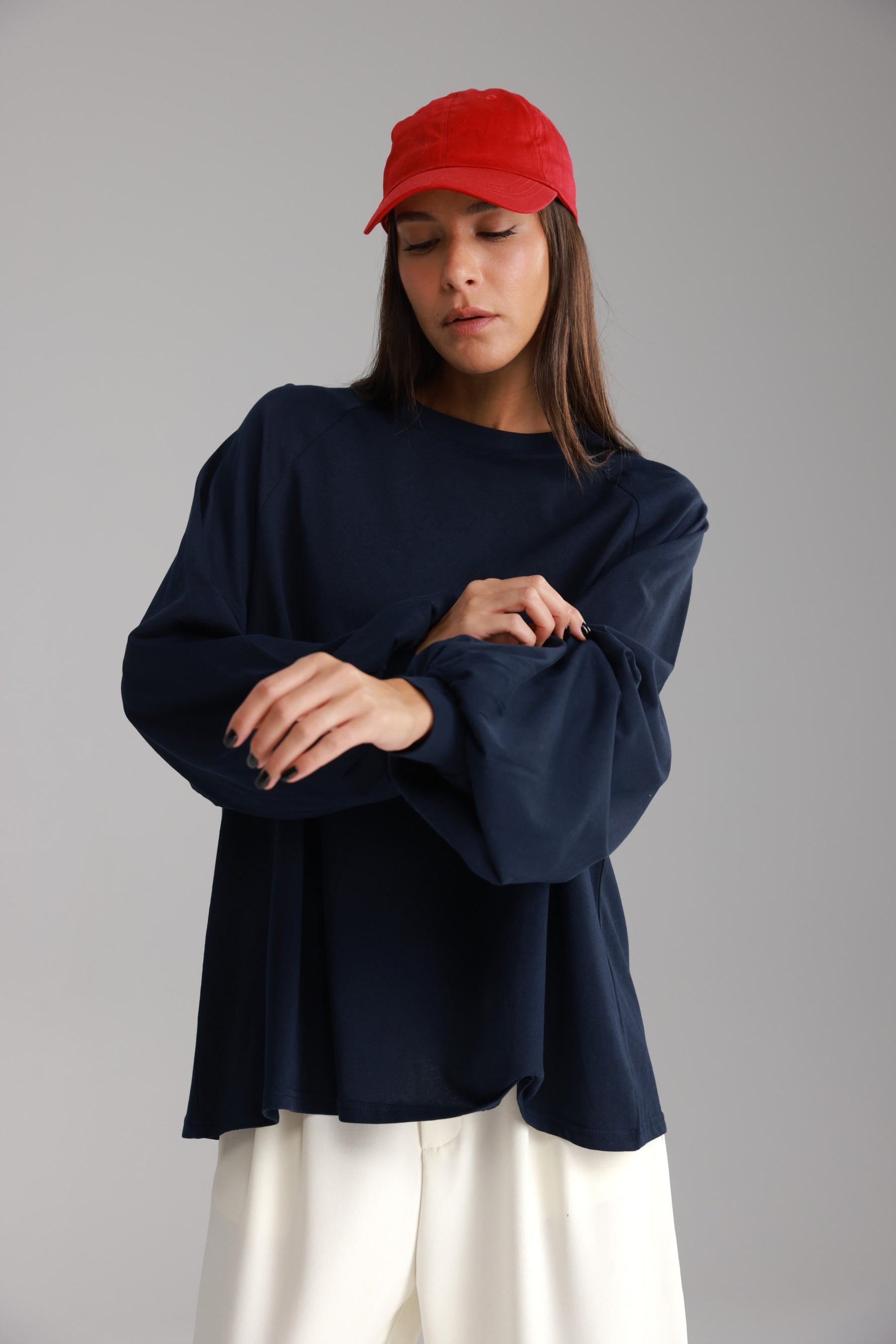 חולצת קיארה נייבי