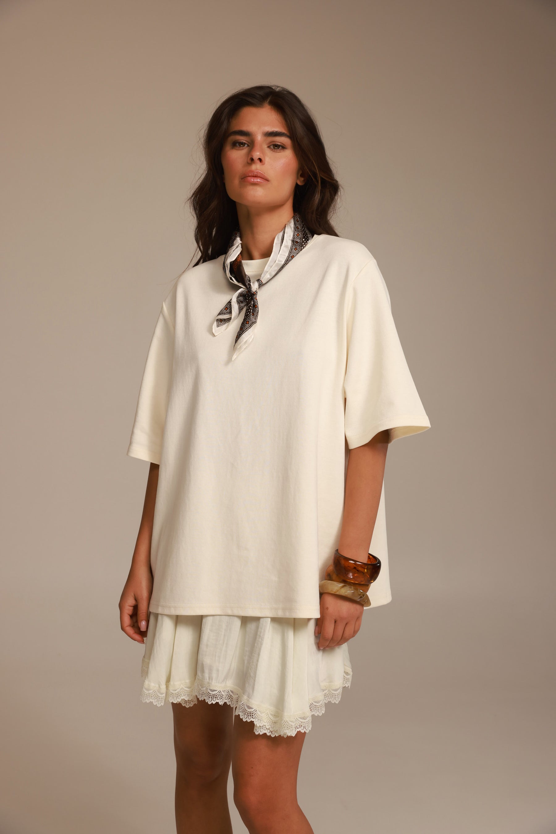 חולצת וויל שמנת