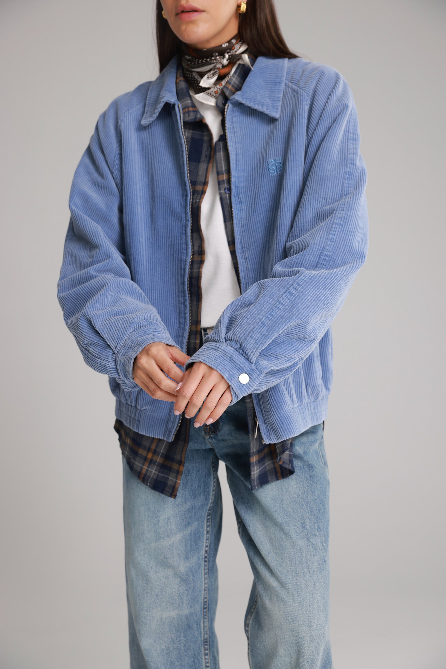 ג'קט טומי כחול בהיר