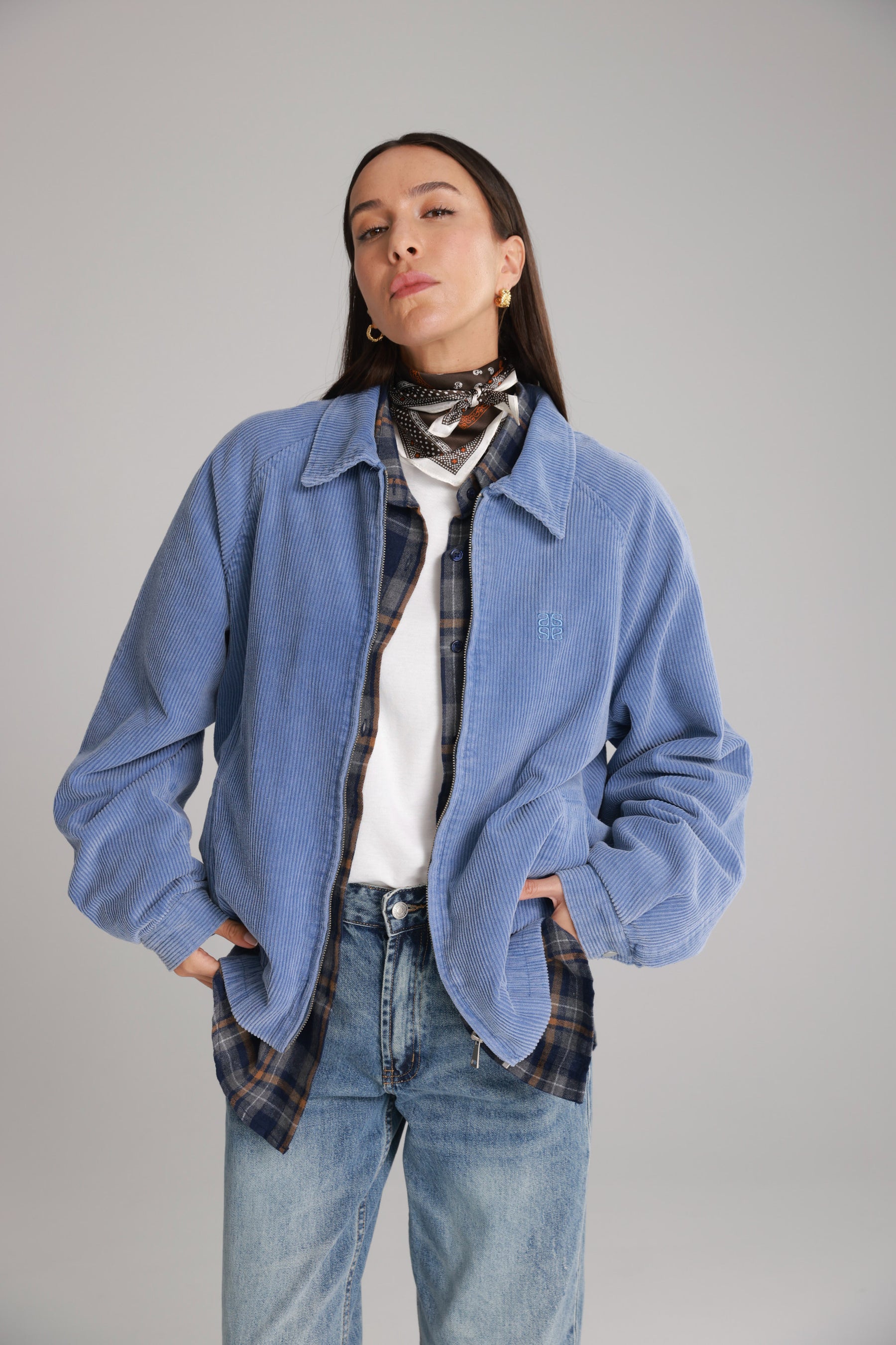 ג'קט טומי כחול בהיר