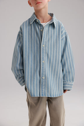 חולצת ג'ינס אירה כחול בהיר