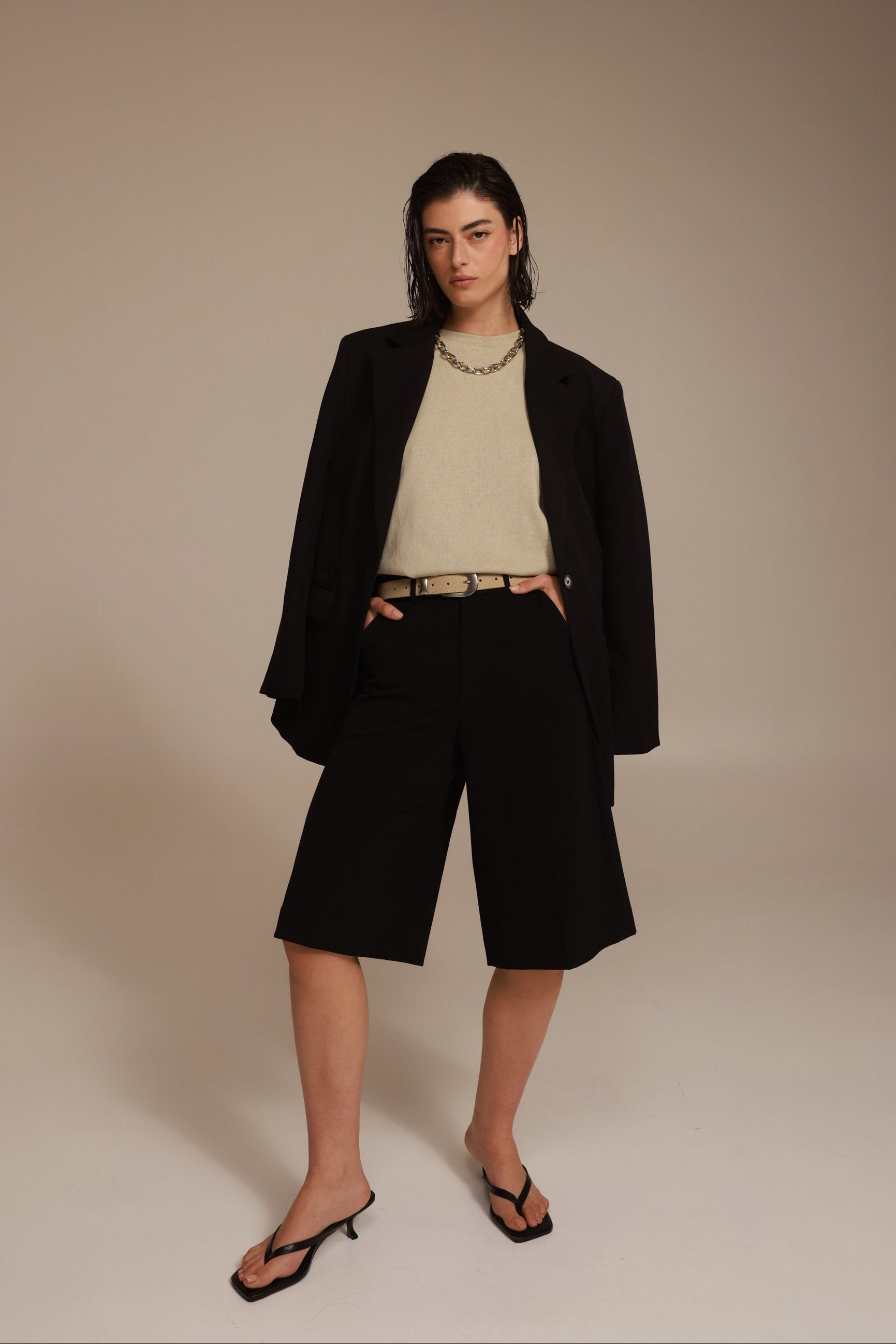 מכנסי ראנטה שחורים