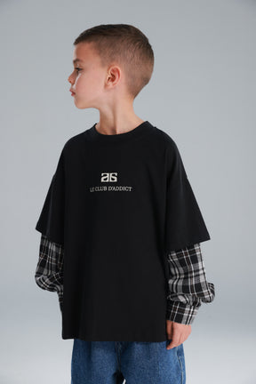 חולצת מדלן שחורה