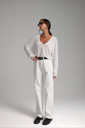 ג'ינס אנטוניו לבן