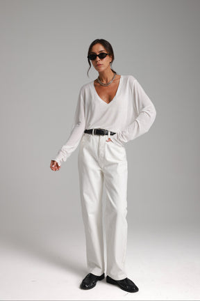 ג'ינס אנטוניו לבן