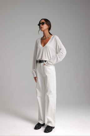 ג'ינס אנטוניו לבן