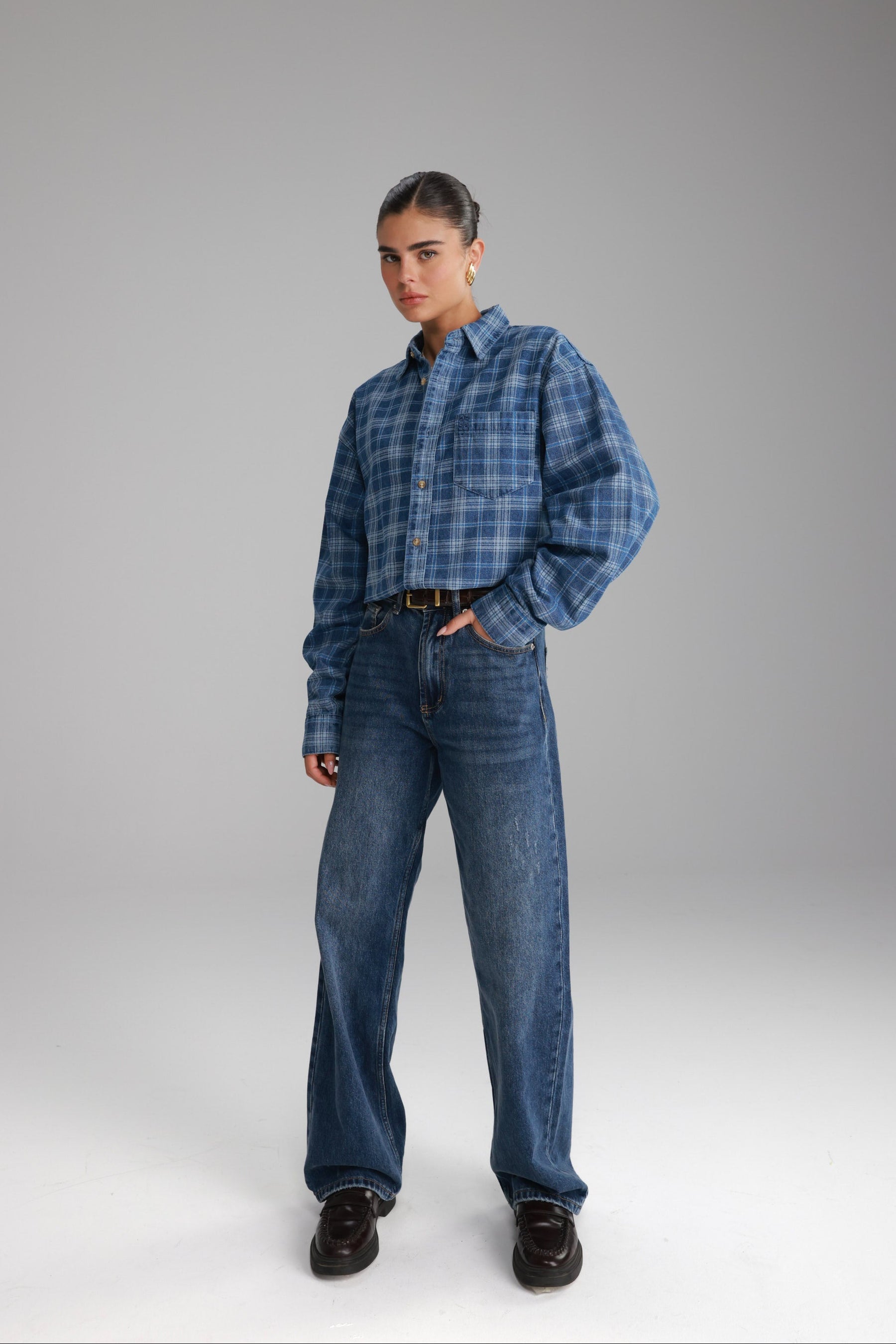 ג'ינס רייצ'ל כחול כהה