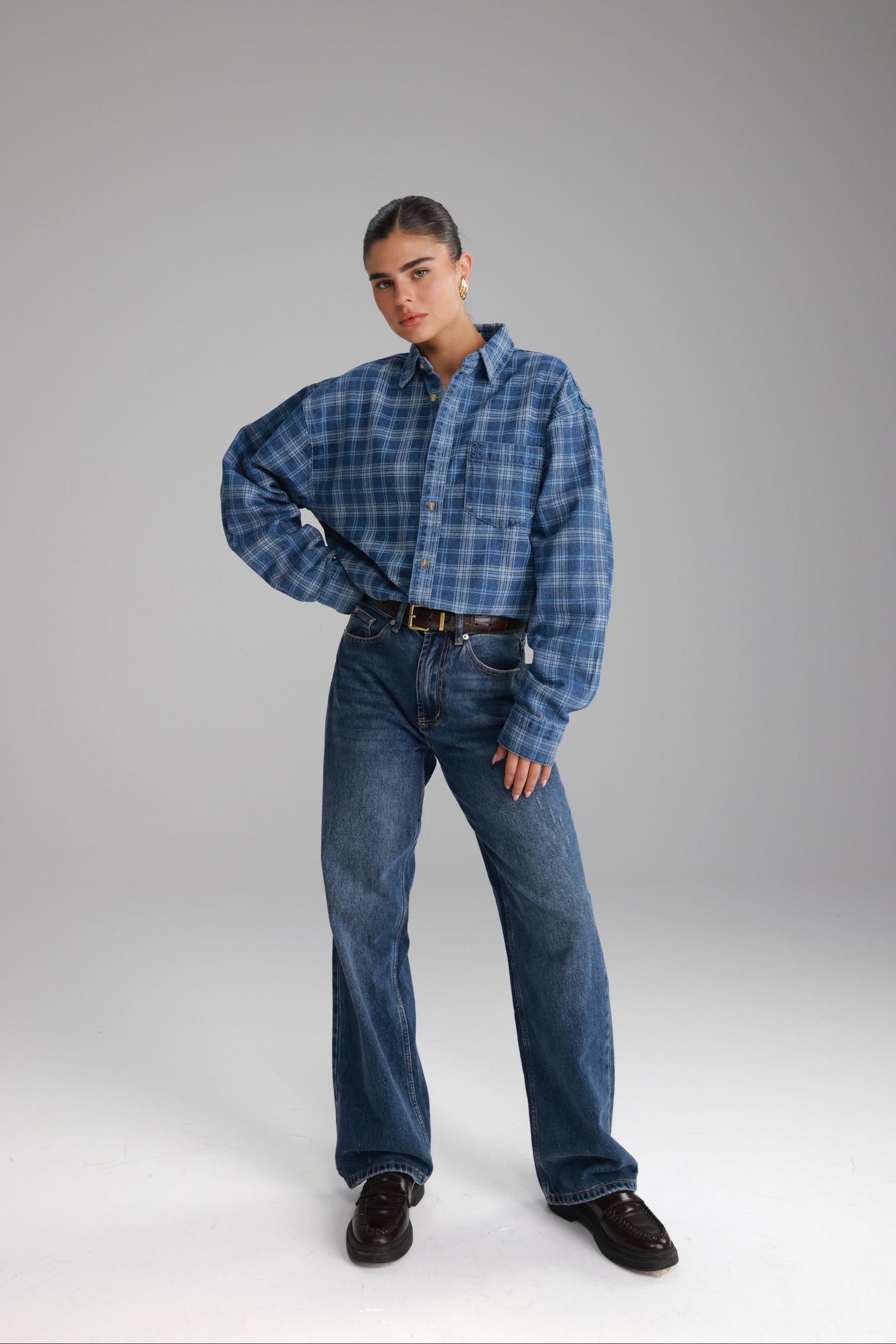 ג'ינס רייצ'ל כחול כהה