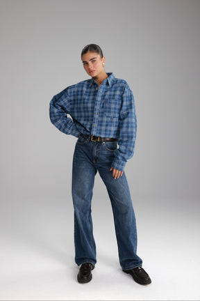 ג'ינס רייצ'ל כחול כהה