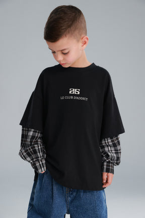 חולצת מדלן שחורה