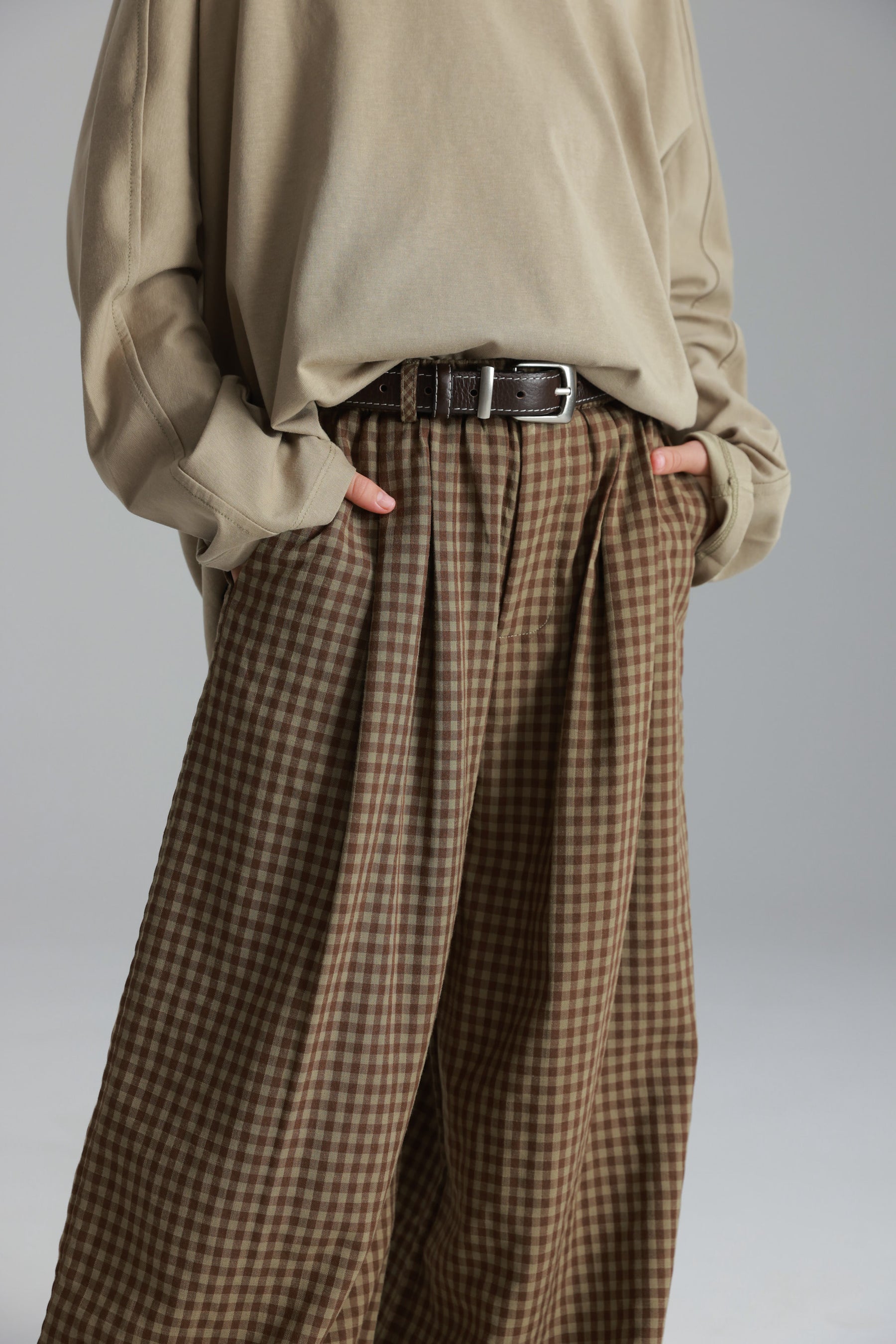 מכנסי בקי חומים