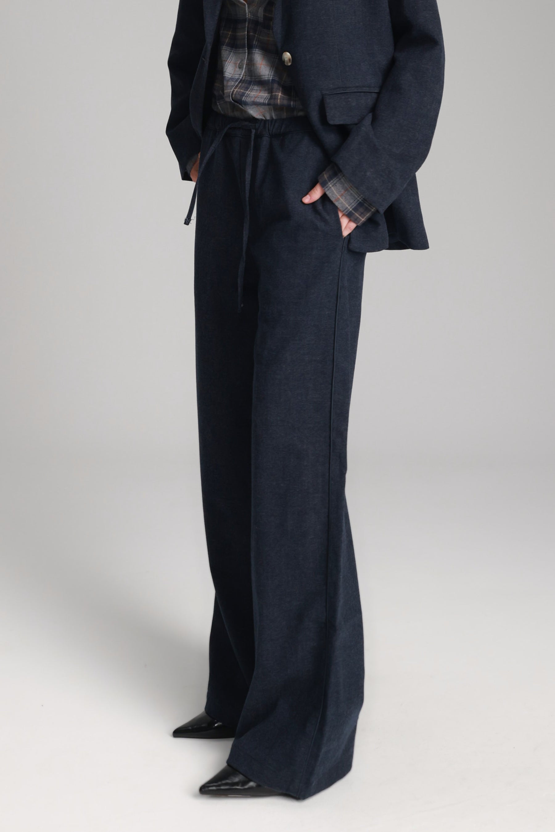 מכנסי איליי נייבי