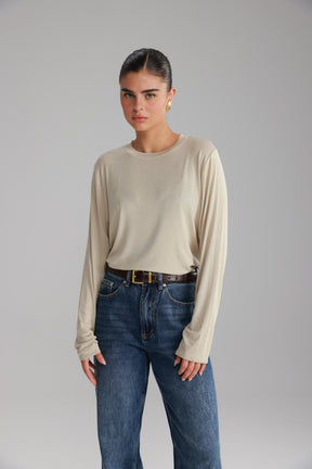 חולצת ביילין בז'