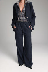 מכנסי איליי נייבי