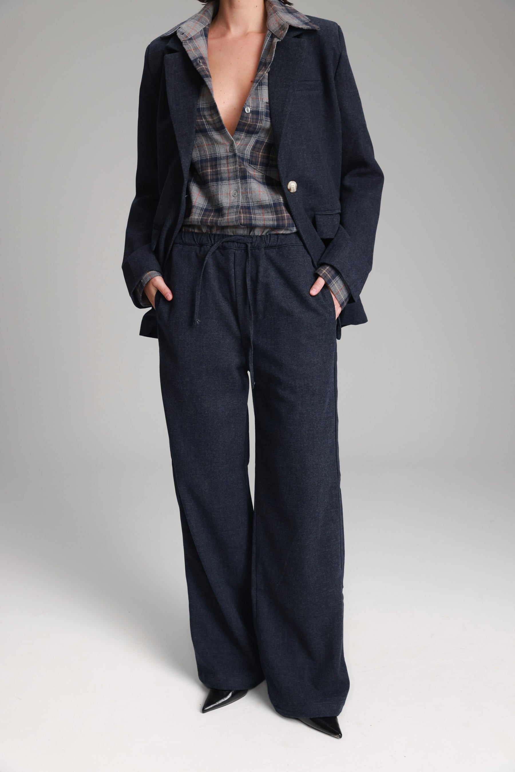 מכנסי איליי נייבי