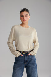 חולצת ביילין בז'