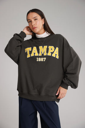 סוויטשירט רוברט אפור כהה