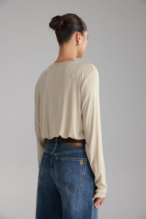 חולצת ביילין בז'