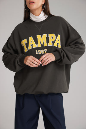 סוויטשירט רוברט אפור כהה