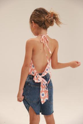 גופיית קולר אוריון כחול/אדום