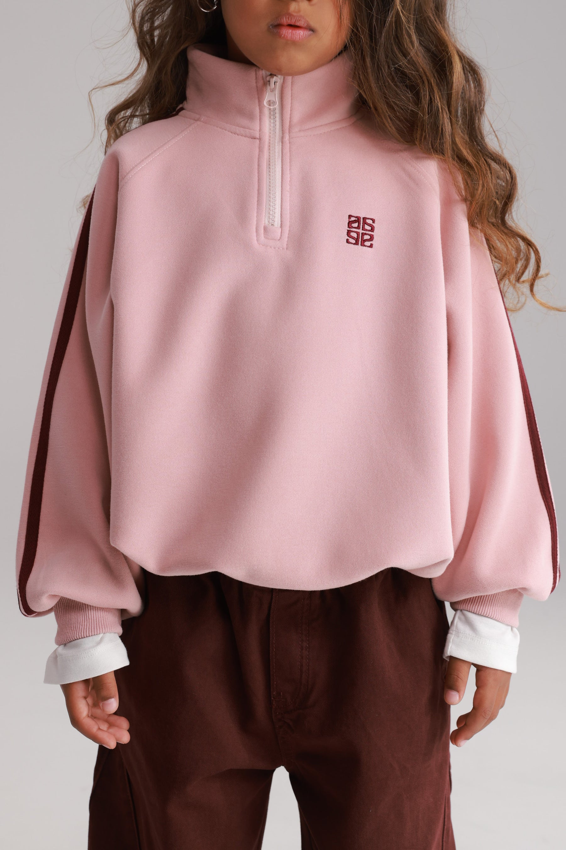 סוויטשירט נולי ורוד