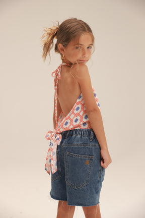 גופיית קולר אוריון כחול/אדום