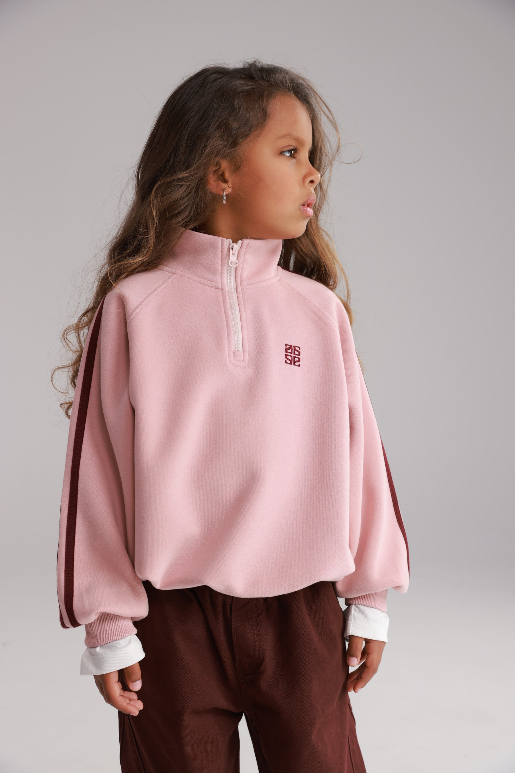 סוויטשירט נולי ורוד