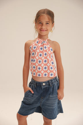 גופיית קולר אוריון כחול/אדום