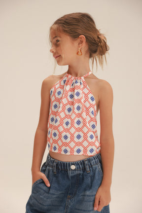 גופיית קולר אוריון כחול/אדום